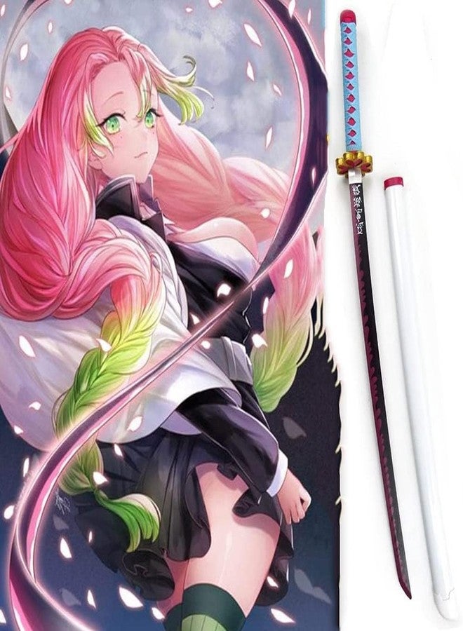 RVM Toys Cosplay 104 cm Mitsuri Kanroji Wooden Sword Nichirin Life Size Replica Katana Perfect for Anime Gift Merchandise Collectibles - Image 2